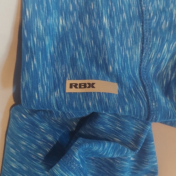 RBX Active Womens Blue Spandex Capri Leggings Size Medium NWOT - Picture 1 of 8